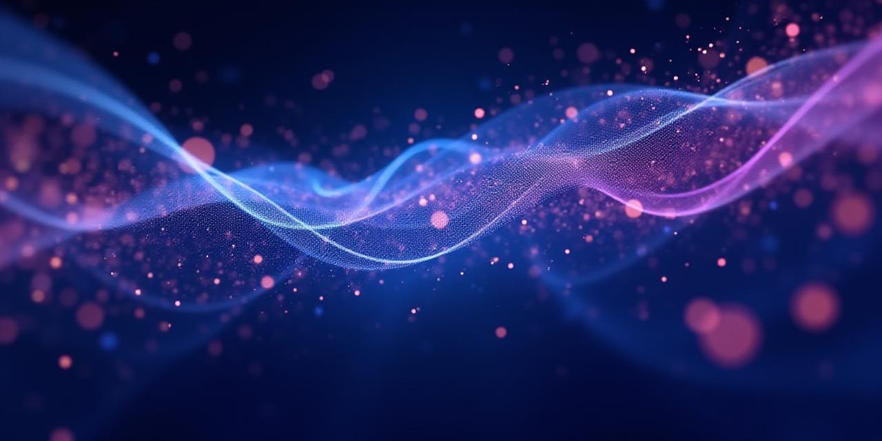 Abstract data visualization representing secure enterprise systems